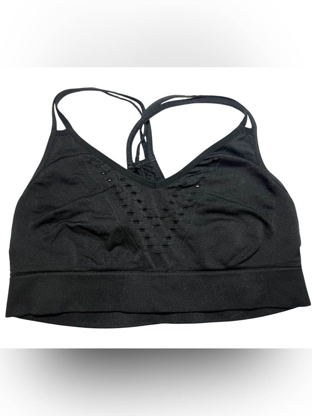 3/$20 💜 VICTORIA’S SECRET Sports Bra Black Lasercut L